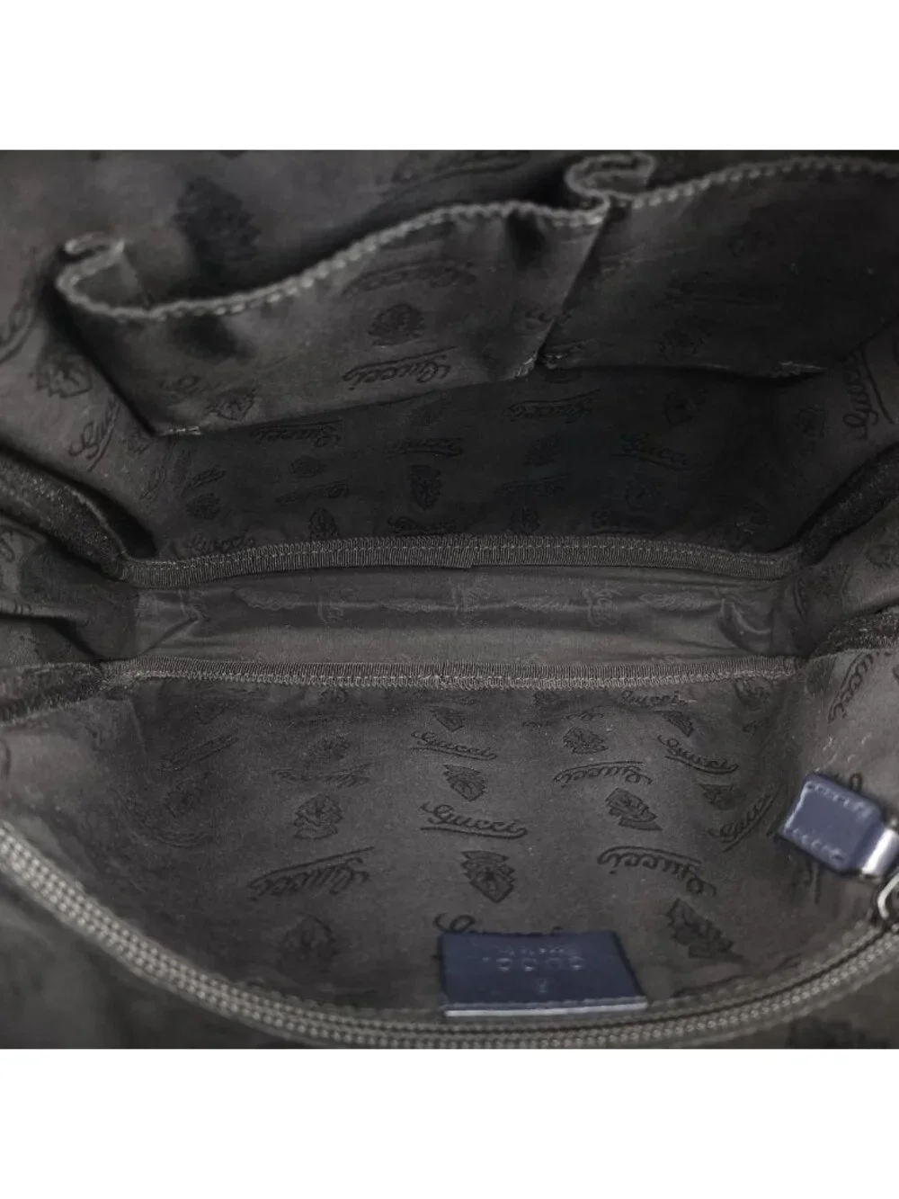 Gucci GG Supreme Messenger Navy Canvas